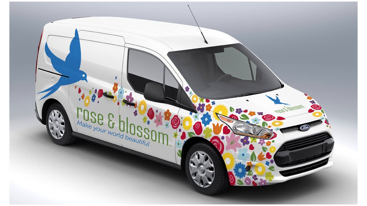 rose and blossom van wrapper